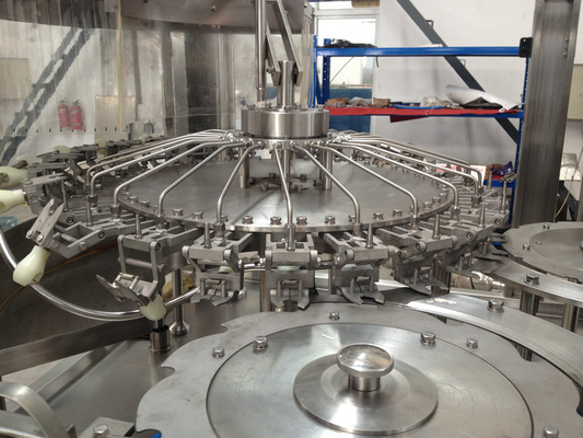 Electric Automatic Carbonated Drink Filling Machine , 4000BPH 2.2KW