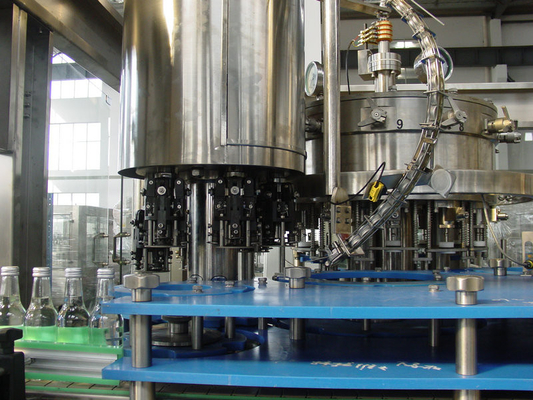 0.5L Electric Carbonated Drink Filling Machine Plant , 18000 BPH 11KW