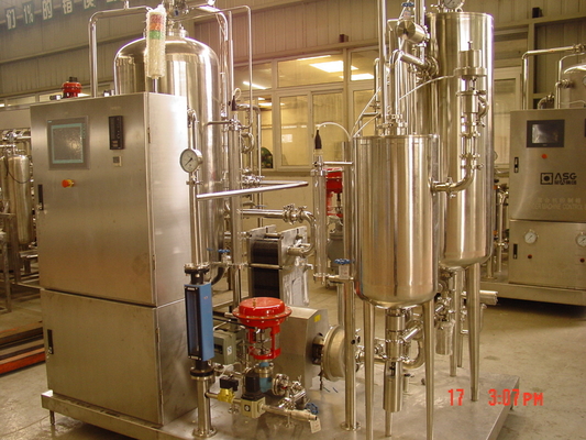 High Efficiency Beverage Mixing Machine , 18T - 20T Fully Automatic Soda Water Mixer