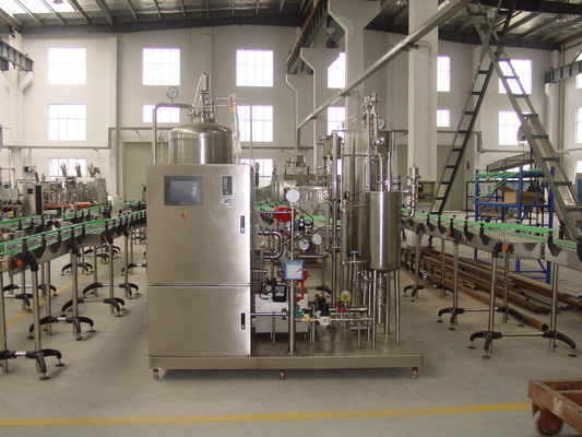 High Efficiency Beverage Mixing Machine , 18T - 20T Fully Automatic Soda Water Mixer
