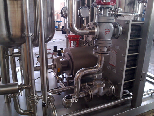High Efficiency Beverage Mixing Machine , 18T - 20T Fully Automatic Soda Water Mixer